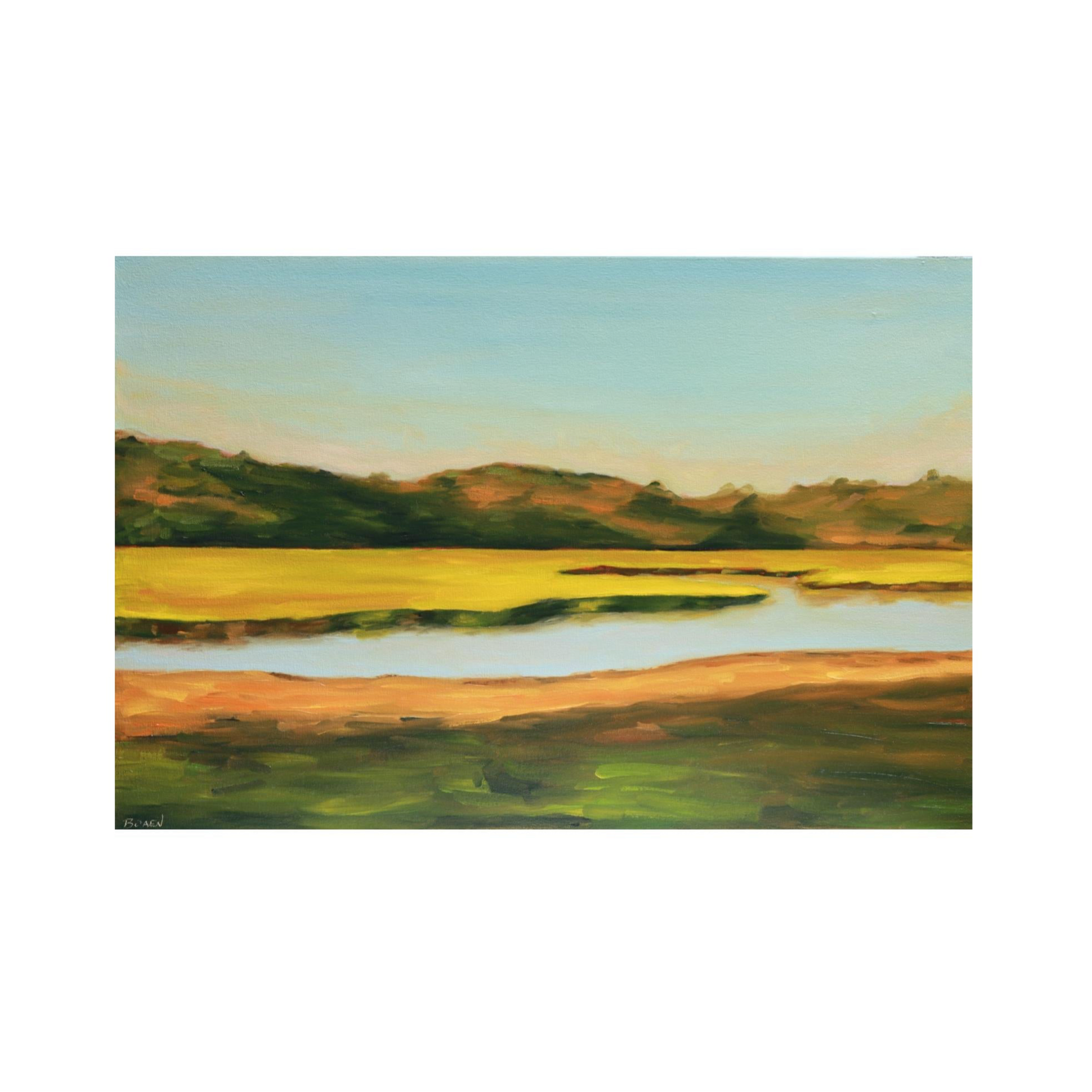 “Golden Hour Marsh” (9x13 Print)