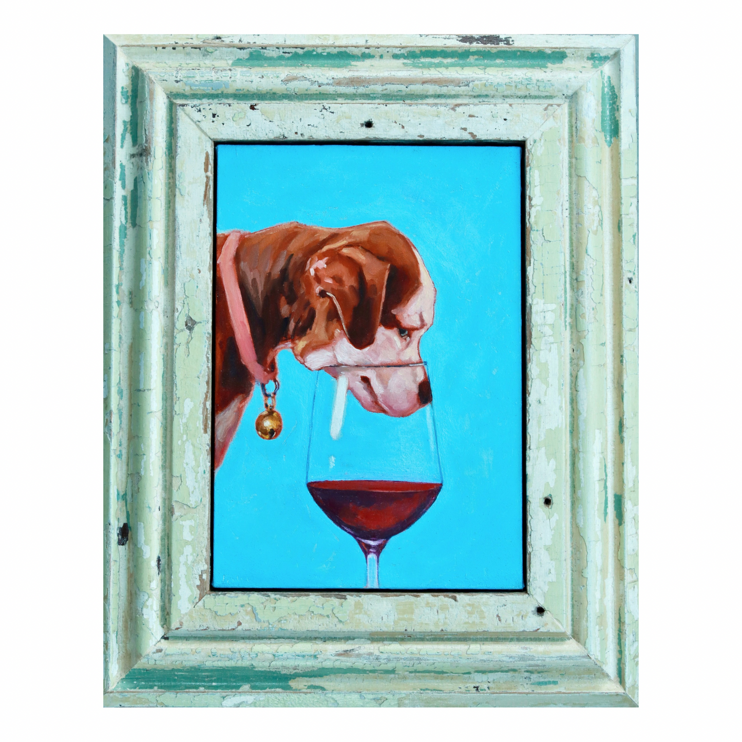 “Mama’s Girl” (Framed Original Oil Painting on Canvas)