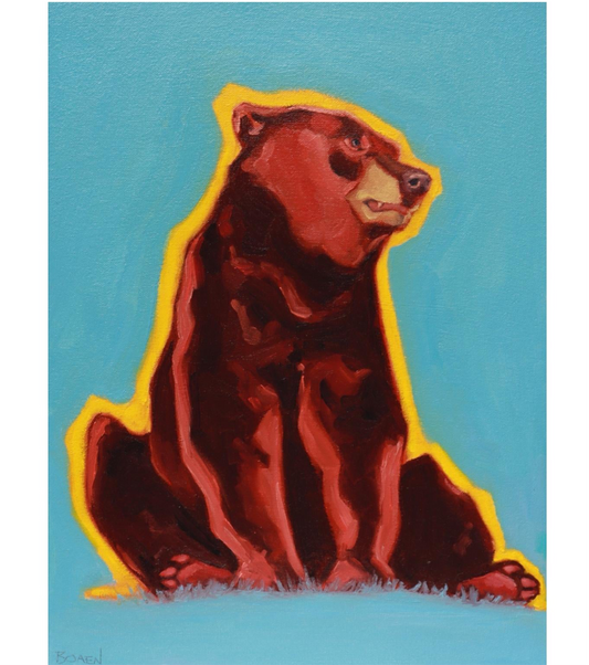 “Ember” - Part of “The Three Bears” Collection (Original Oil Painting on Canvas)
