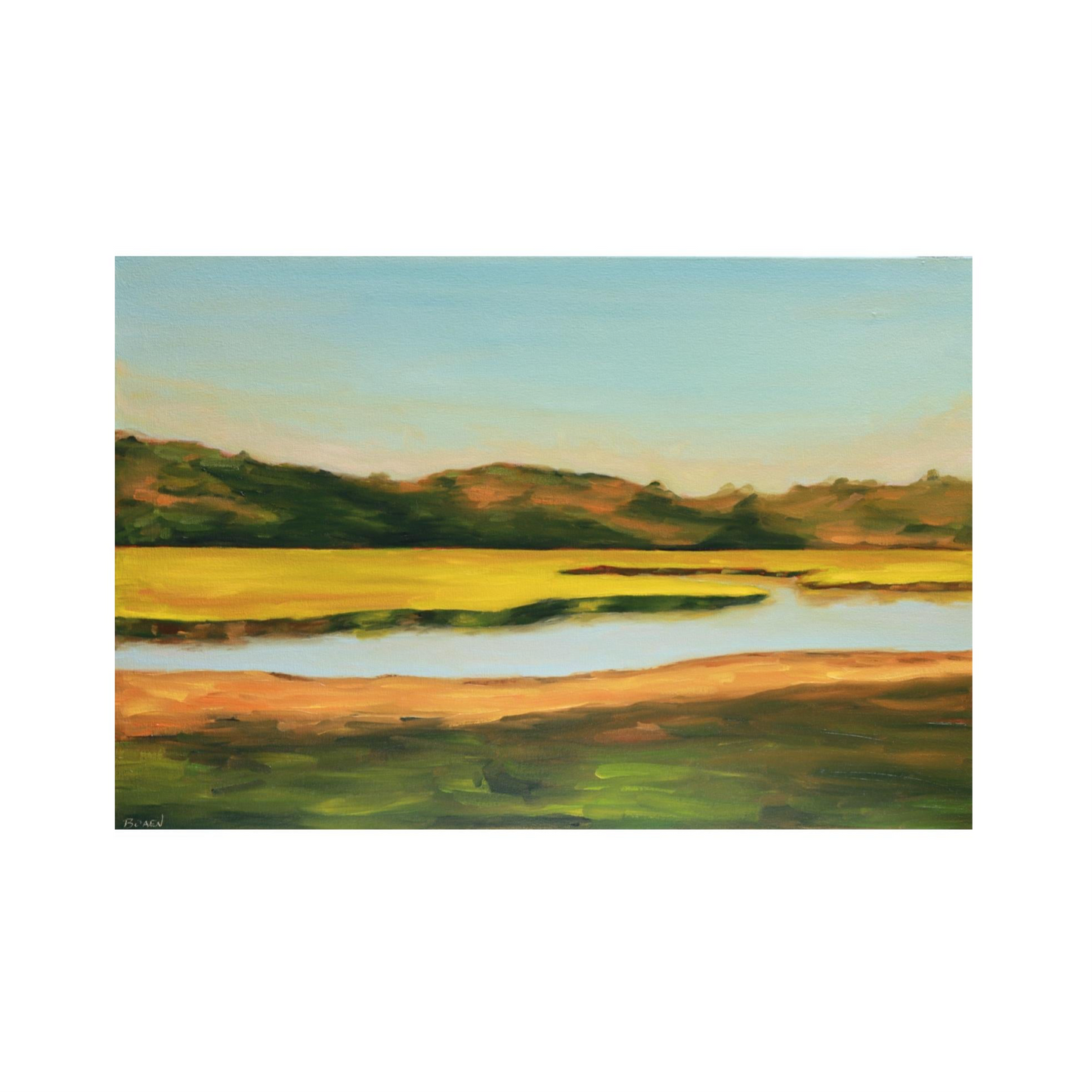 “Golden Hour Marsh” (9x13 Print)