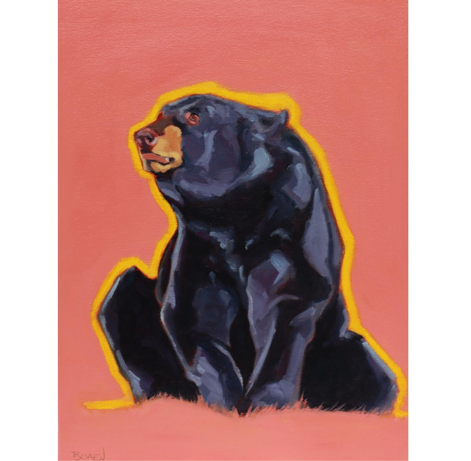 “Cobalt” - Part of “The Three Bears” Collection (Original Oil Painting on Canvas)