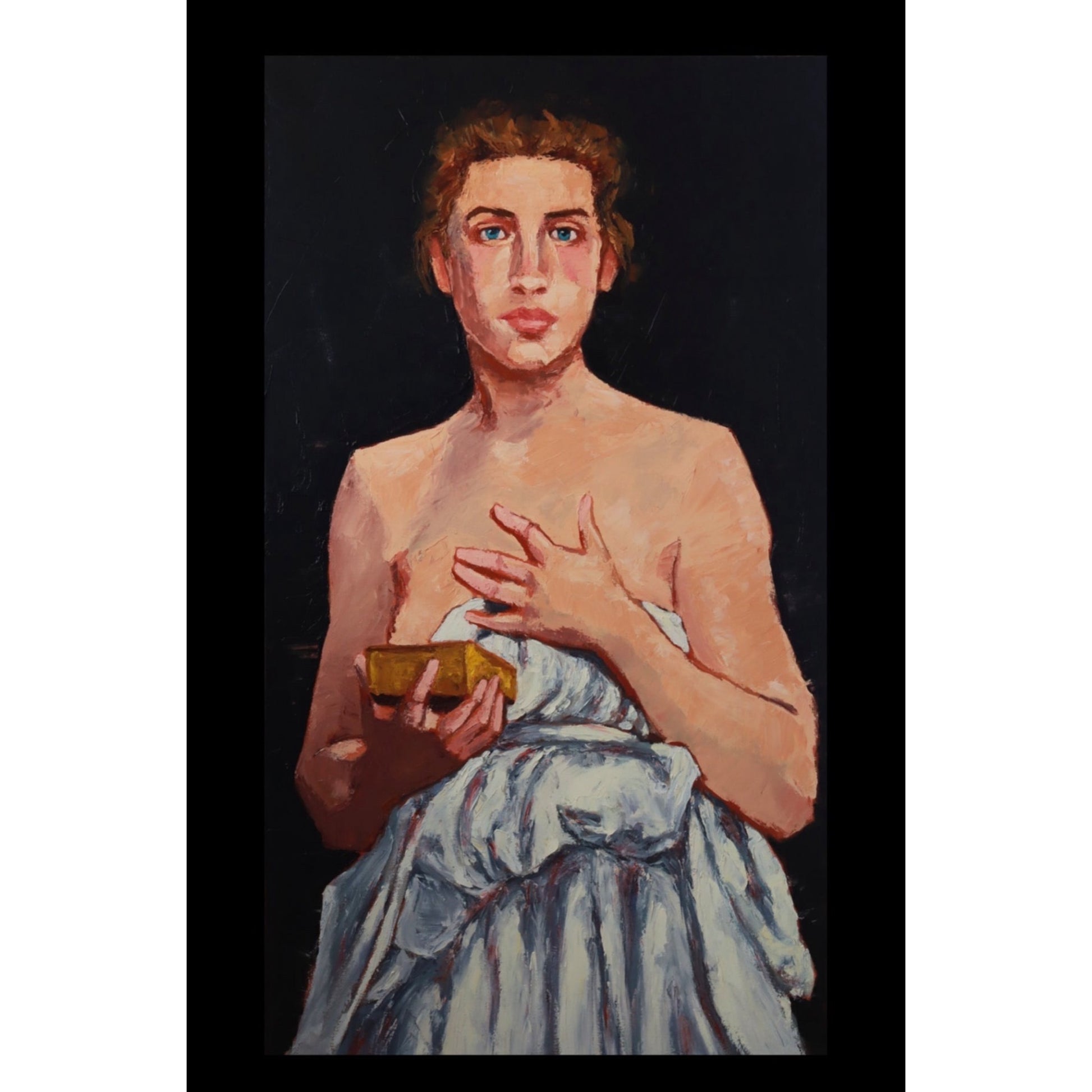 “Pandora” (Original Knife-Painted Oil on Canvas)