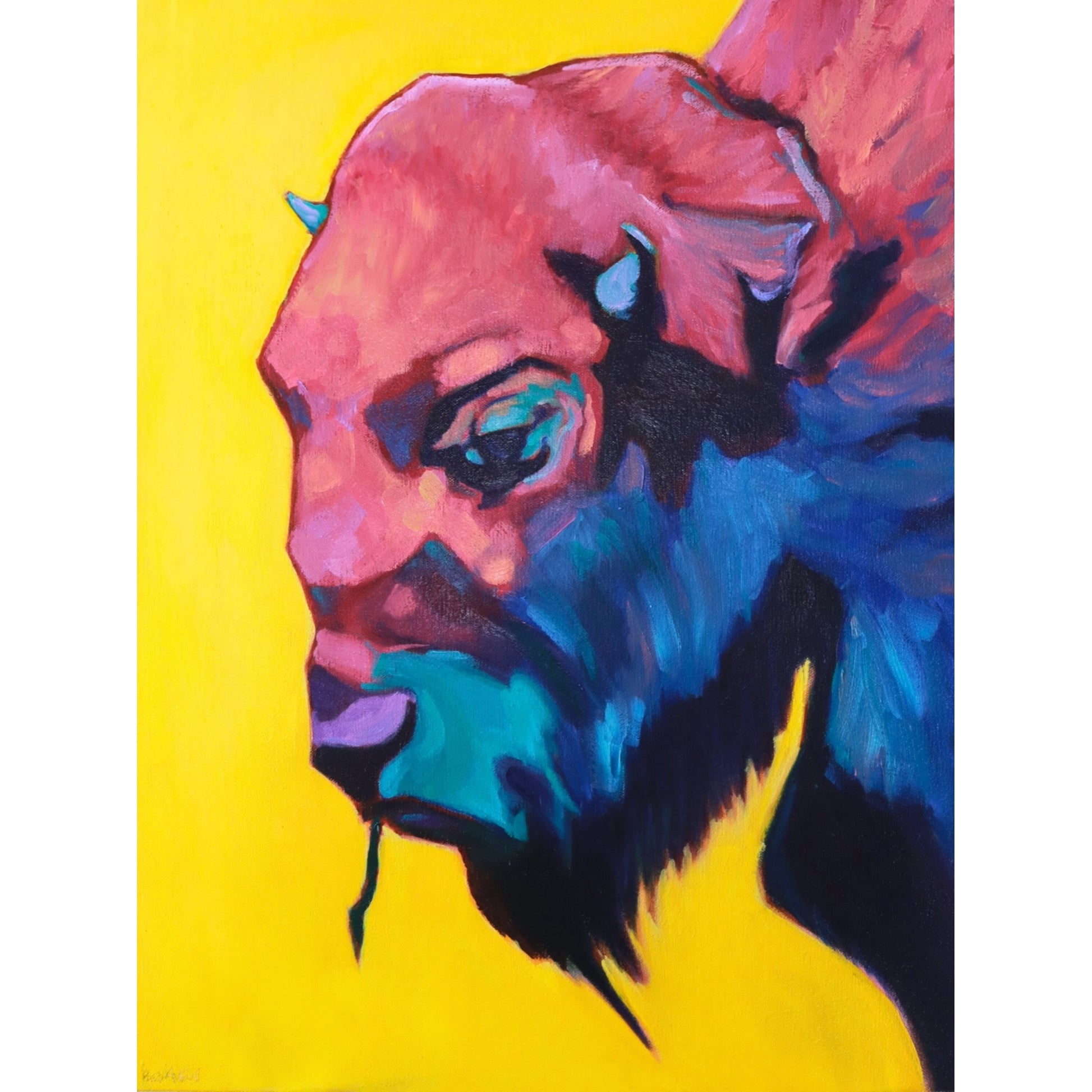 “Rainbow Bison” (8x10 Print)