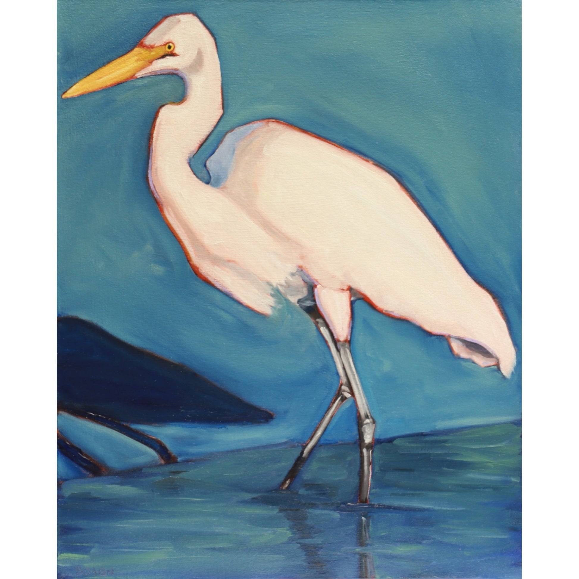 “Wading Egret” (8x10 Print)