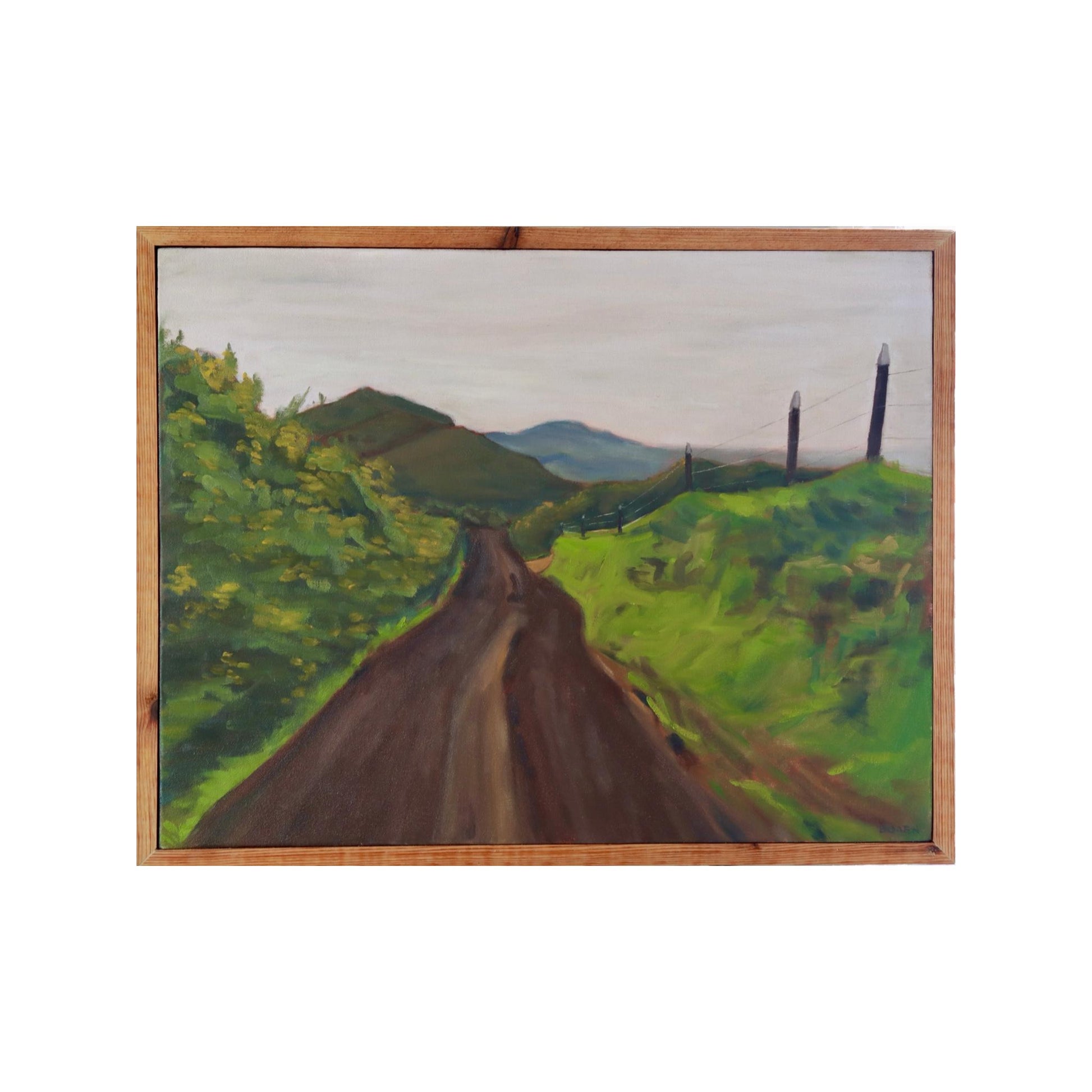 “Road to Chingaza” (Original Oil Painting on Canvas and Framed)