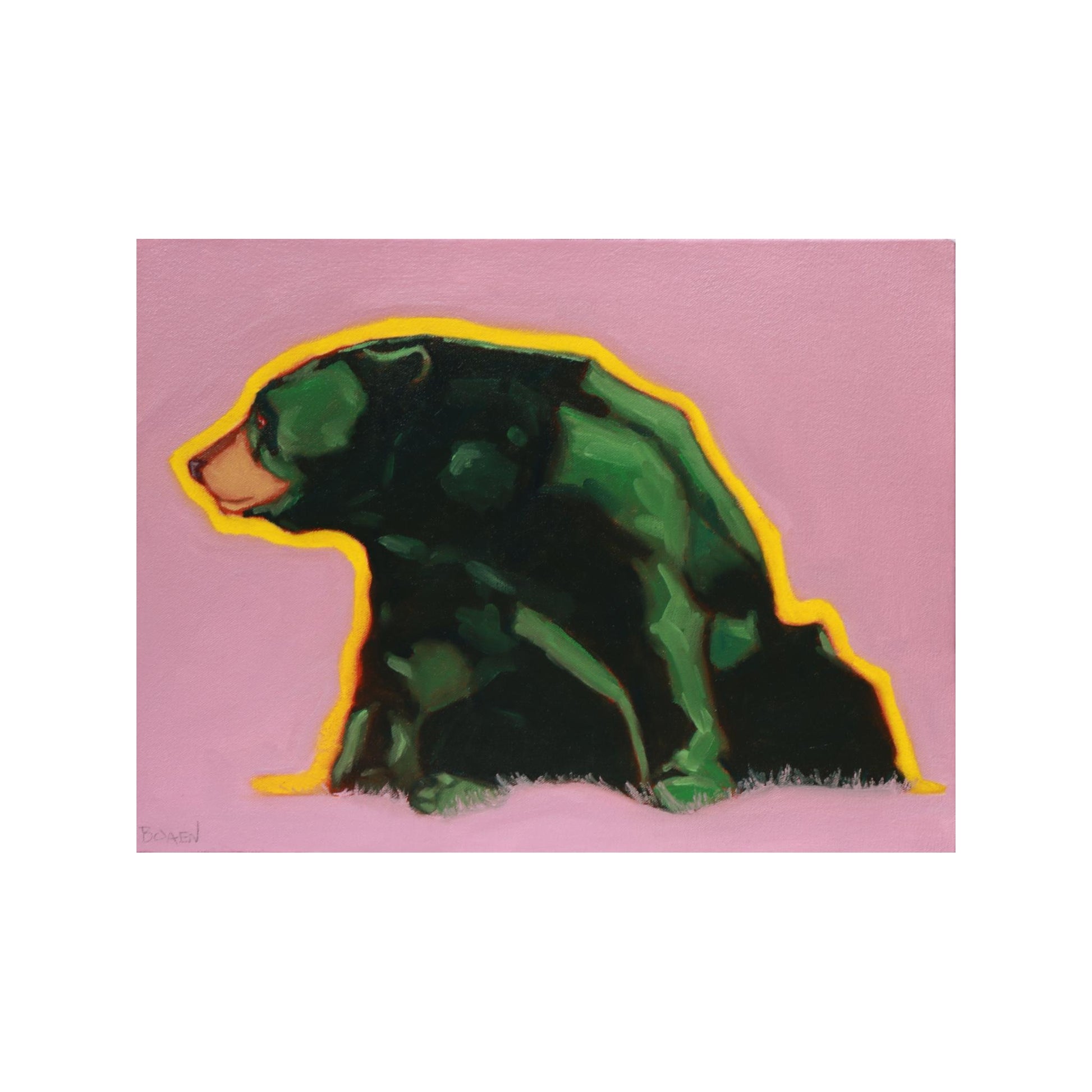 “Moss” - Part of “The Three Bears” Collection (Original Oil Painting on Canvas)