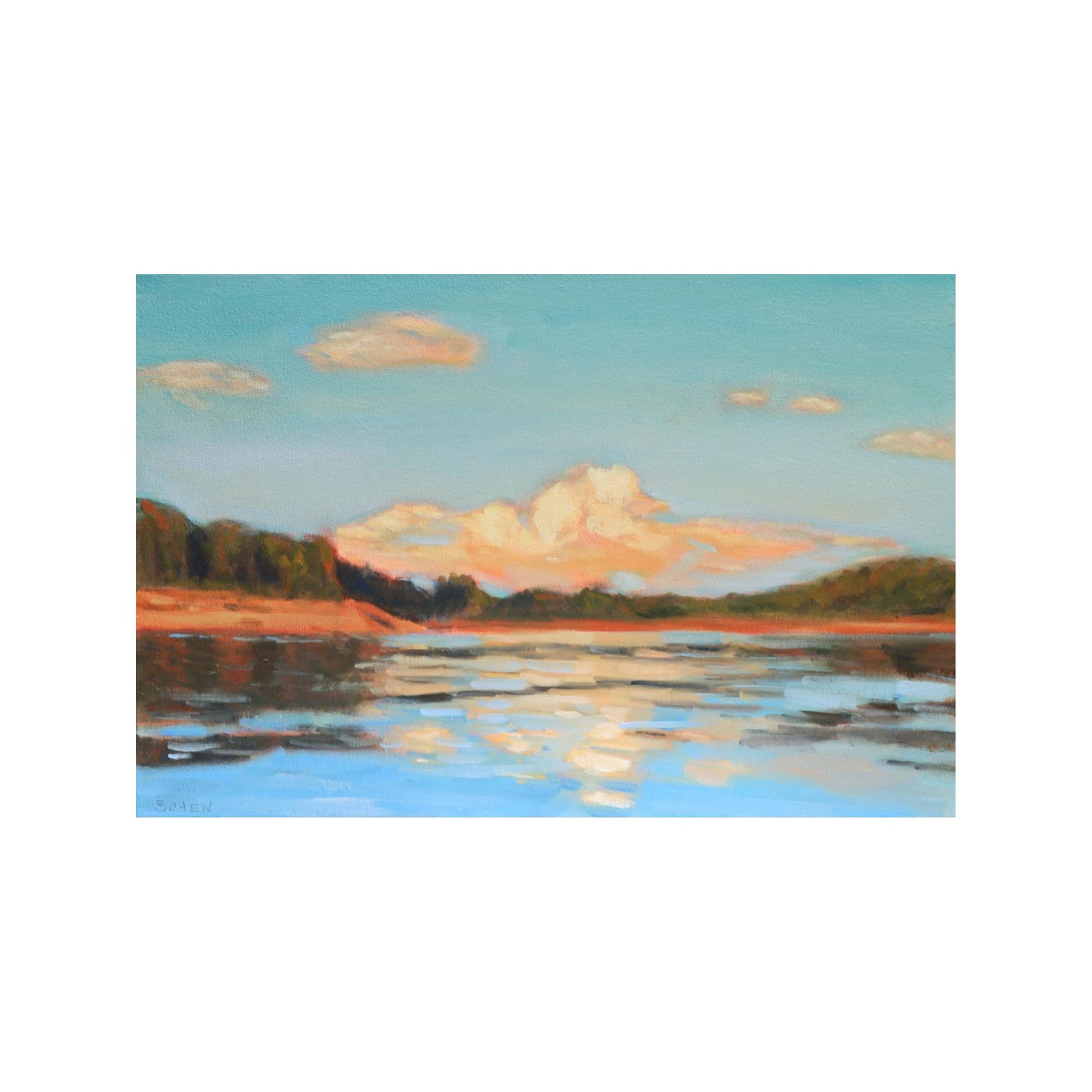 “Sunset at the Rio Yavari” (9x13 Print)