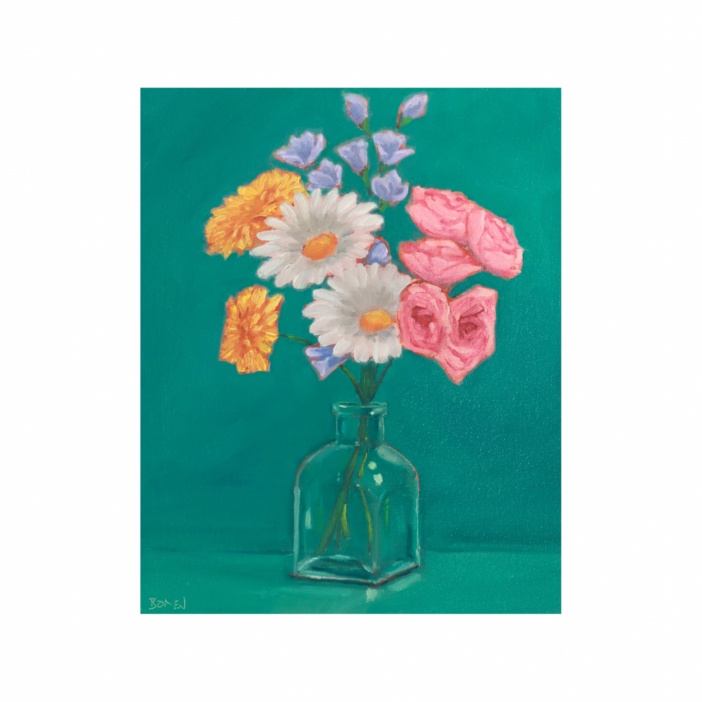 Turquoise Still Life (8x10 Print)
