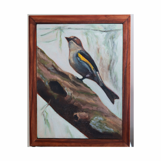 *SOLD* “Ogeechee Warbler” (Original Oil Painting on Canvas and Framed)