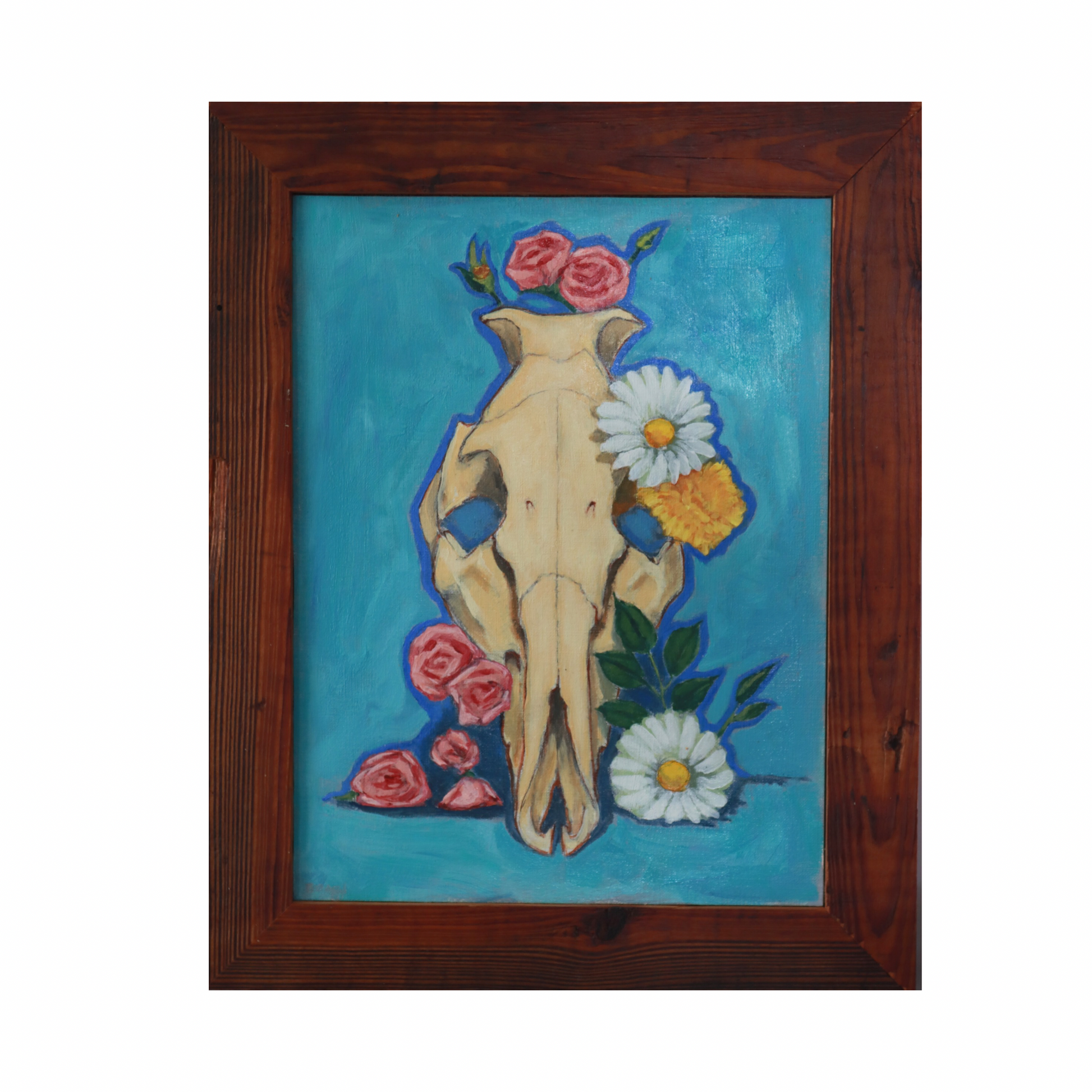 “Final Arrangement” (Original Acrylic Painting on Canvas and Framed)