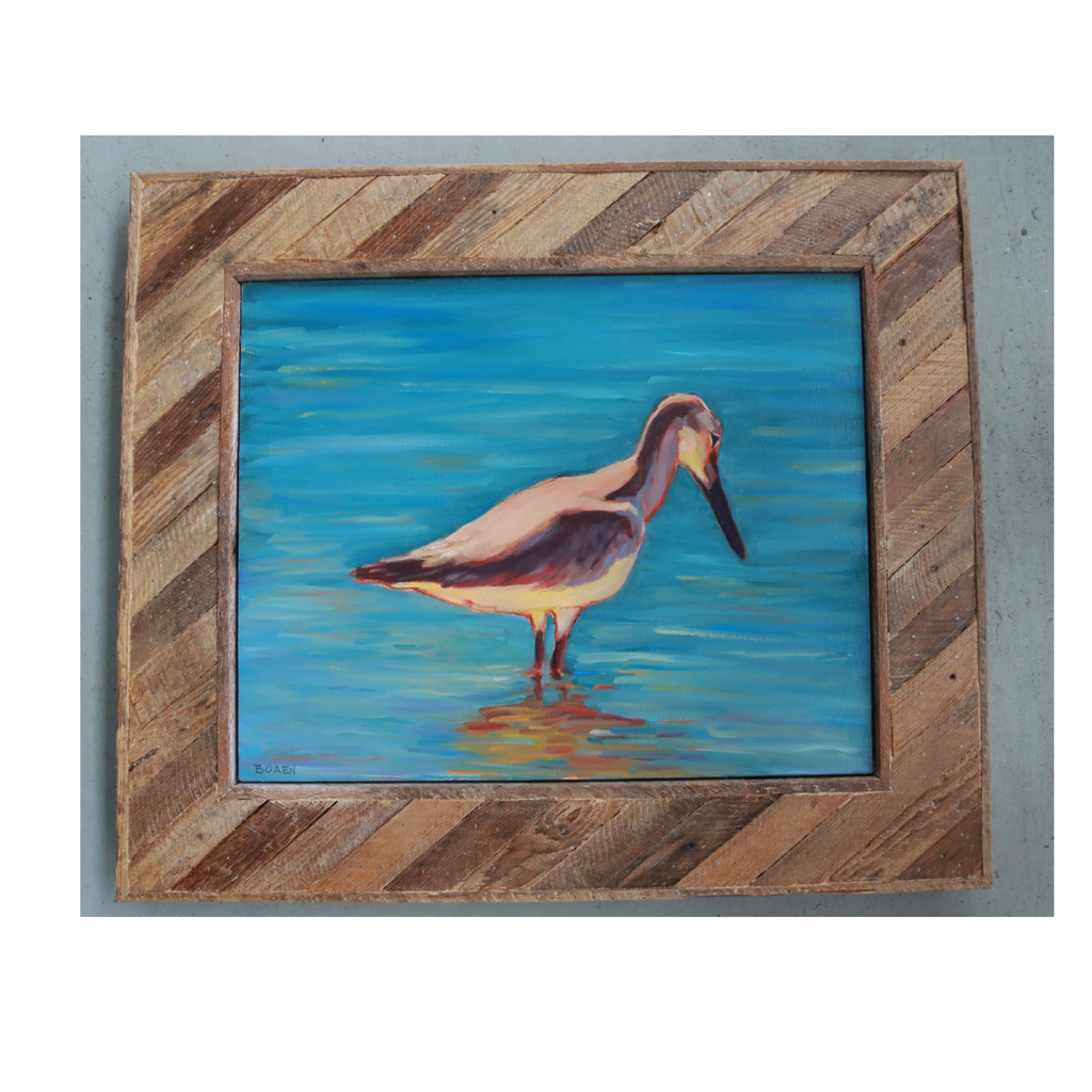 “Dry Tortugas Sandpiper” (Original Oil Painting on Canvas)