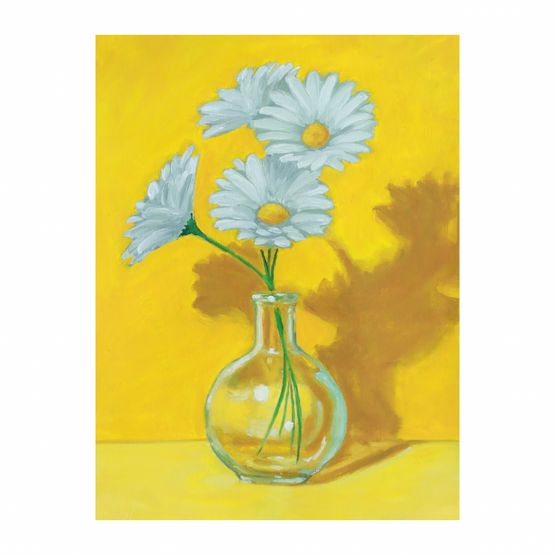 Yellow Floral Still Life (8x10 Print)