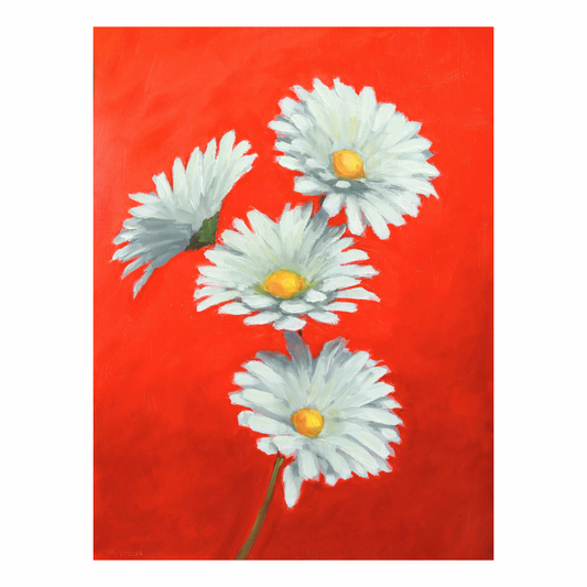 Red Floral Still Life #2 (8x10 Print)